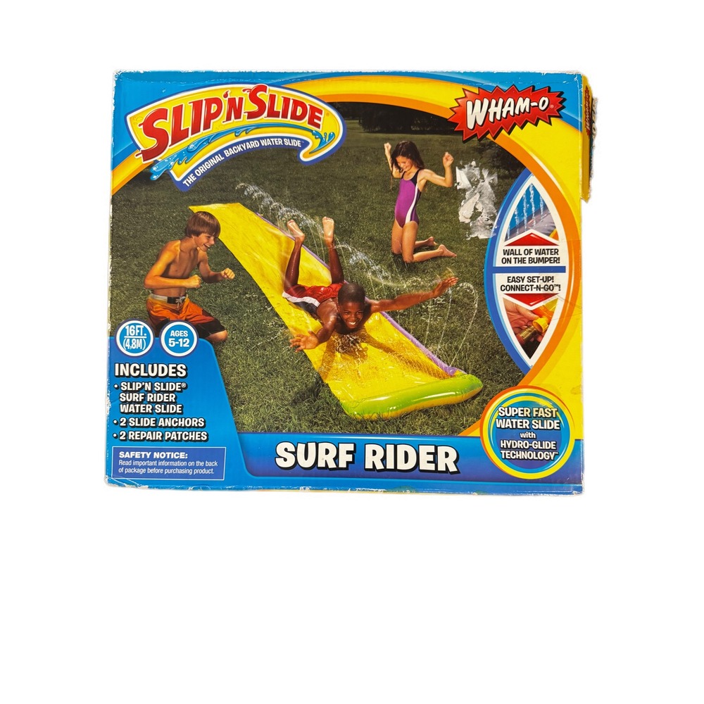 Wham-O Slip N Slide Surf Rider Water Slide Backyard 16ft Ages 5-12‎ Never Opened